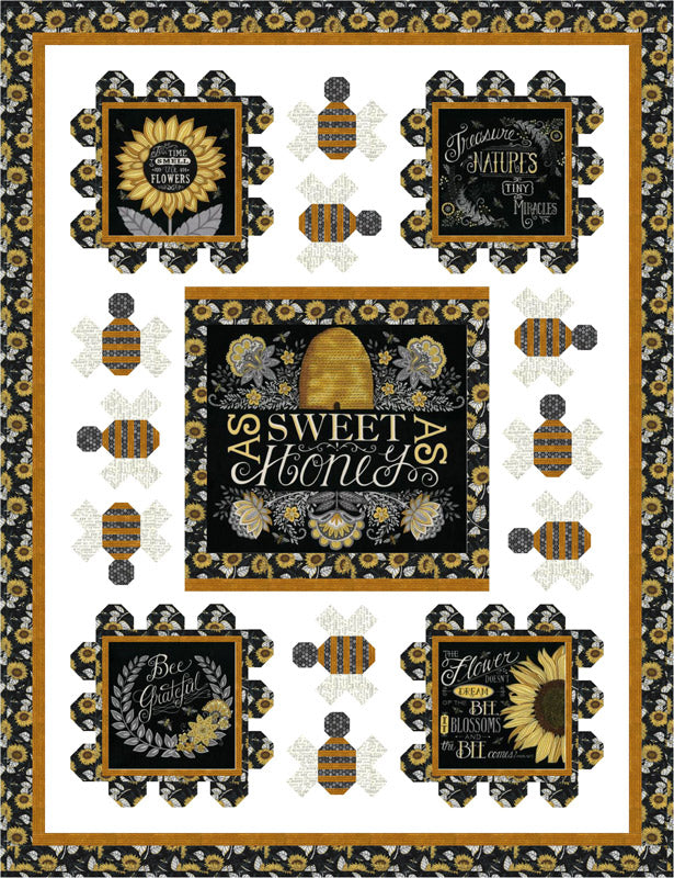 Bee Grateful Boxed Quilt Kit