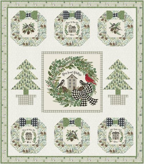 Holidays at Home Boxed Quilt Kit