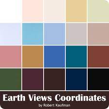 Earth Views Coordinates by Robert Kaufman Fat Quarter Bundle