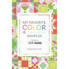 My Favorite Color is Moda Sampler