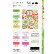 My Favorite Color is Moda Sampler